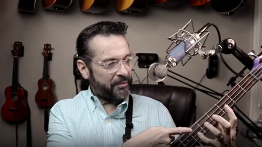 Mark with a guitar